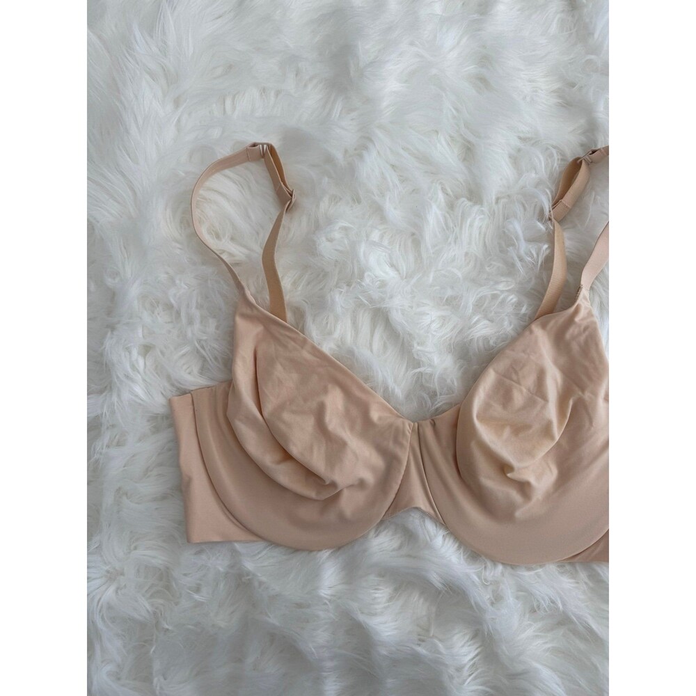 Skims Smoothing Intimates Unlined Full Coverage Bra Sand Size 34D - Picture 3 of 7